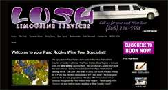 Desktop Screenshot of lushlimo.com